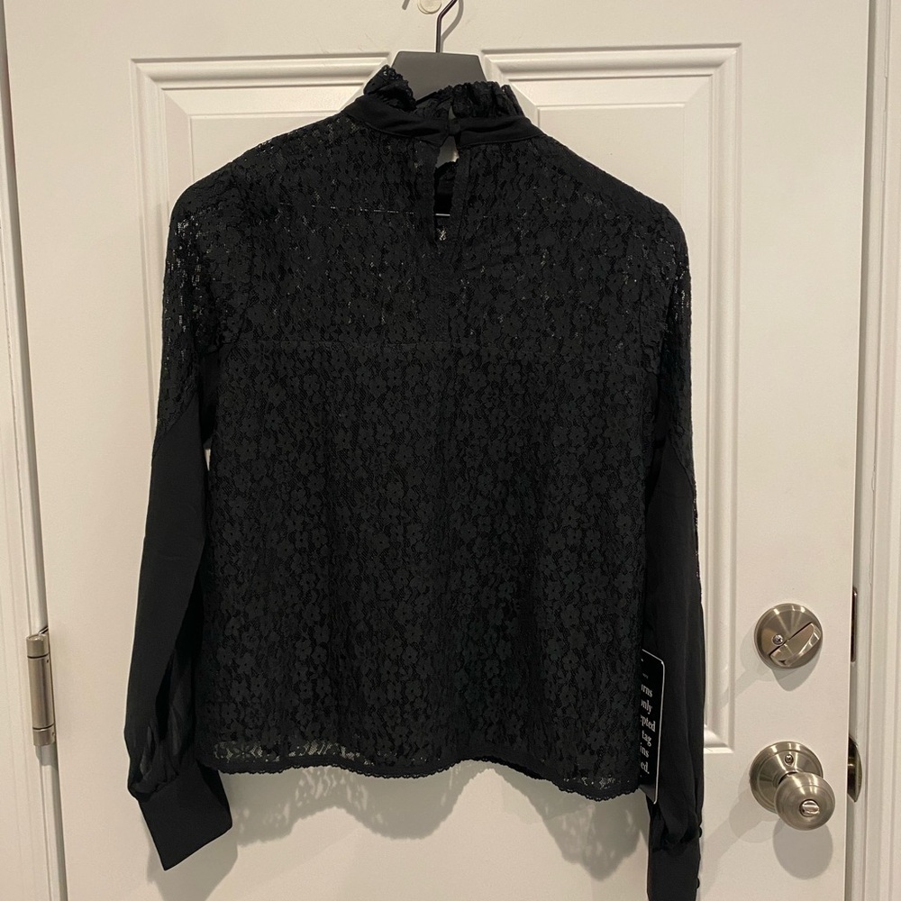 Tuckernuck Rosalee Black Lace Top Women’s Size Small NWT - Picture 3 of 12